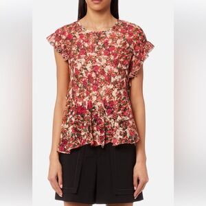 Isabel Marant etoile silk floral summer blouse